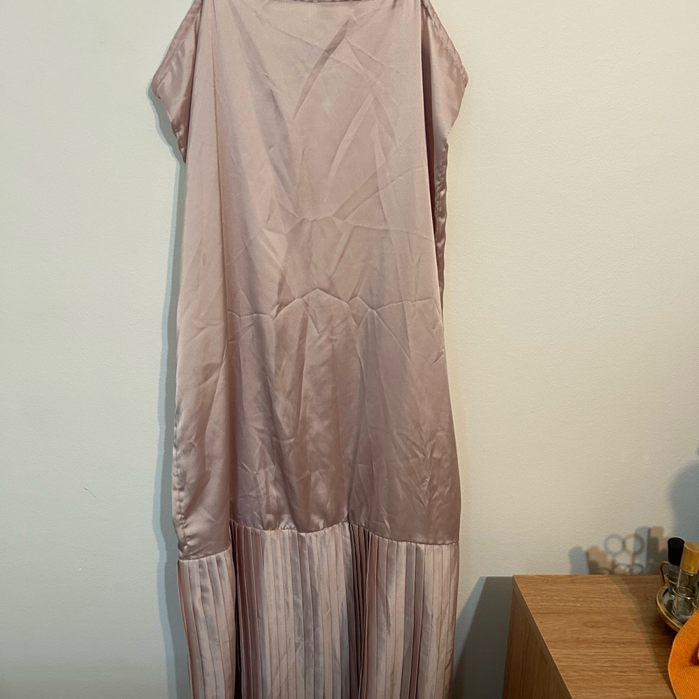 Scott McClintock Blush Satin Gown